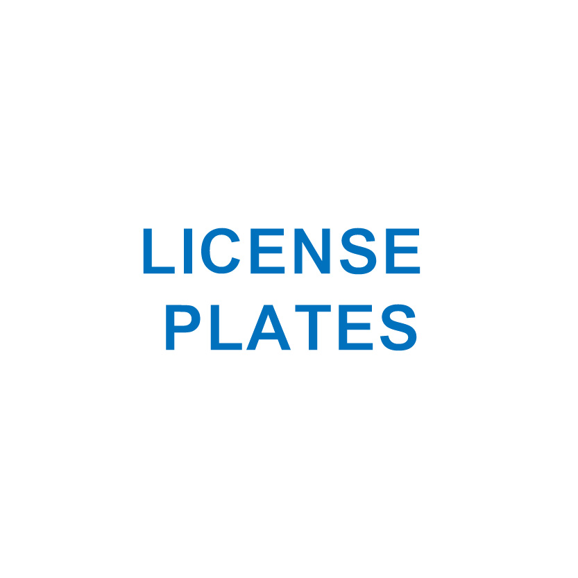 LICENSE PLATE