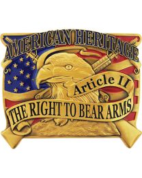 BUCKLE-2ND AMENDMENT,EAGLE  