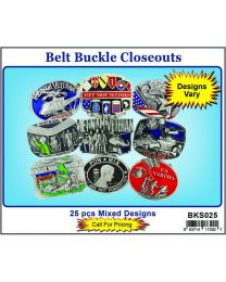 BUCKLE-CLOSEOUT (25PC MIX)