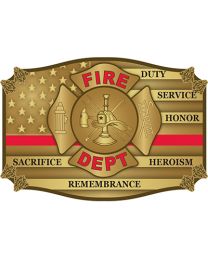 BUCKLE-FIRE DEPT.RED LINE HONOR