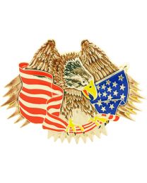 BUCKLE-USA,EAGLE & FLAG  