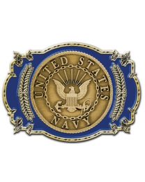 BUCKLE-USN LOGO  
