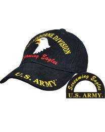 CAP-ARMY,101ST ABN SCREAM BLACK
