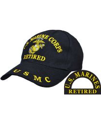 CAP-USMC,RETIRED BLACK