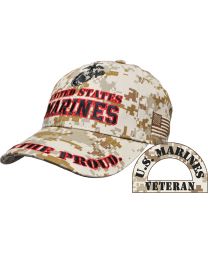 CAP-USMC,THE FEW,THE PROUD DESERT CAMO