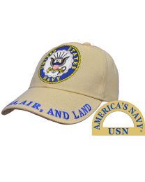 CAP-USN LOGO KHAKI