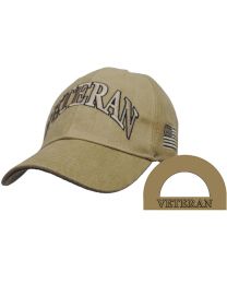 CAP-VETERAN LETTERS DARK-DESERT