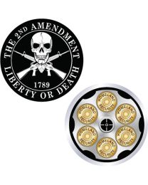CHALLENGE COIN-2ND AMENDMENT UV Print - Made In USA