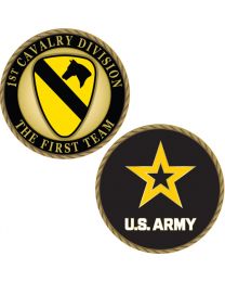 CHALLENGE COIN-ARMY,001ST CAV.DIV.