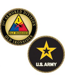 CHALLENGE COIN-ARMY,001ST ARMOR DIV.