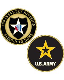 CHALLENGE COIN-ARMY,002ND INF.DIV.