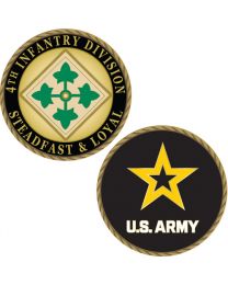 CHALLENGE COIN-ARMY,004TH INF.DIV.