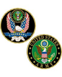 CHALLENGE COIN-ARMY VET  