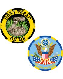 CHALLENGE COIN-DONT TREAD ON ME; MADE IN USA