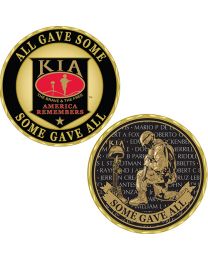 CHALLENGE COIN-KIA SOME GAVE ALL