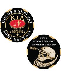 CHALLENGE COIN-KIA GHOST SLDR UV Print - Made In USA