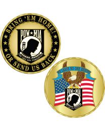 CHALLENGE COIN-POW*MIA  