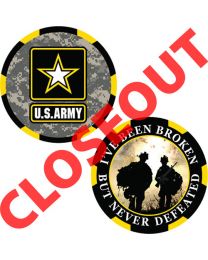 CHALLENGE COIN-ARMY LOGO UV Print - Made In USA