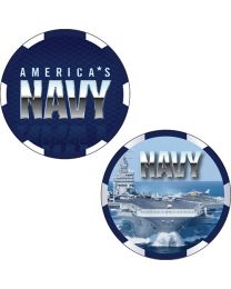 CHALLENGE COIN-USN AMERICA'S UV Print - Made In USA