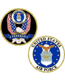 CHALLENGE COIN-USAF VET  