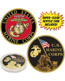 CHALLENGE COIN-USMC II (with Acrylic Case)