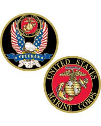 CHALLENGE COIN-USMC VET  