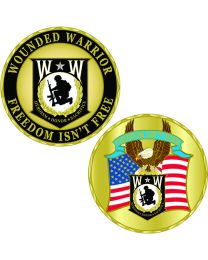 CHALLENGE COIN-WOUNDED WARRIOR EAGLE