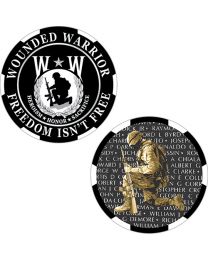 CHALLENGE COIN-WOUNDED WARRIOR Made In USA