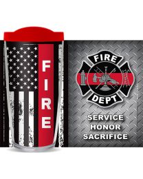 CUP-Fire Dept. Red-Line Premium-Thermal, Made In USA