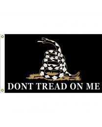 FLAG-DONT TREAD ON ME II Black