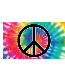 FLAG-PEACE SIGN  