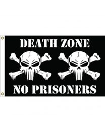 FLAG-SKULL & BONES DEATH ZONE  
