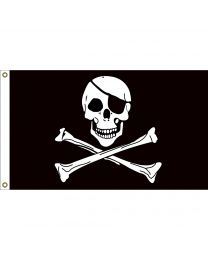 FLAG-PIRATE JOLLY ROGERS  