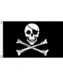 FLAG-PIRATE JOLLY ROGERS  