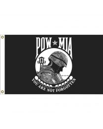 FLAG-POW*MIA Made In USA Poly-Cotton