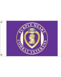 FLAG-PURPLE HEART  