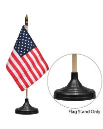 FLAG STAND,BLACK,1-FLAG (Fits 4" x 6" Stick Flag)