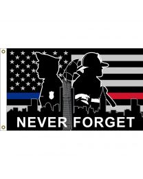 FLAG-USA,911 NEVER FORGET  