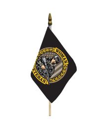 FLAG-WOMAN VETERAN,BDU Display Packaged