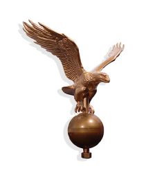 FLAGPOLE-TOP,EAGLE,BRONZE  