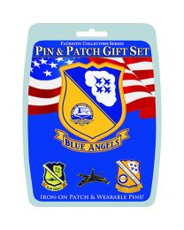 GIFT SET-USN BLUE ANGELS (PIN & PATCH)