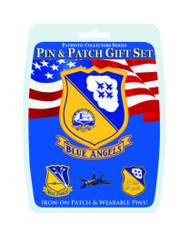 GIFT SET-USN BLUE ANGELS (3 Pins & 1 Patch)