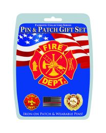 GIFT SET-FIRE DEPARTMENT (PIN & PATCH)