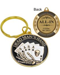 KEY RING-DEAD MAN'S HAND Bright-Shine