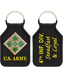 KEY RING-ARMY,004TH DIV. EMBR.