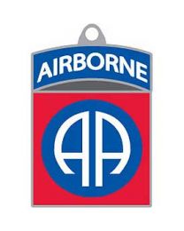 KEY RING-ARMY,082ND ABN Bright-Shine