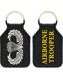 KEY RING-ARMY,PARA.WINGS EMBR.