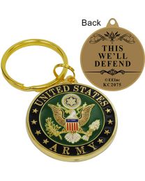 KEY RING-ARMY SYMBOL Bright-Shine