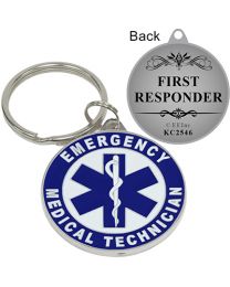 KEY RING-EMT,LOGO,RND Bright-Shine