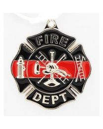 KEY RING-FIRE,RED LINE Bright-Shine